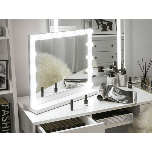 Espelho de toucador LED BEAUVOIR Branco
