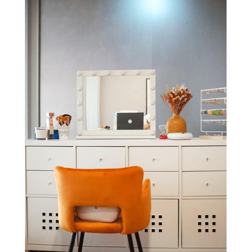 Espelho de toucador LED BEAUVOIR Branco