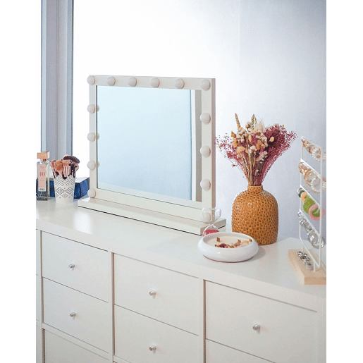 Espelho de toucador LED BEAUVOIR Branco