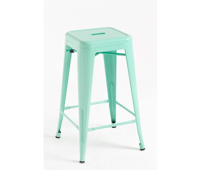 Pack 2 taburetes torix bajos - verde menta