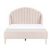 Beliani Cama Poliéster AMBILLOU 157x214 Beliani Cama Poliéster AMBILLOU 157x214 Beige