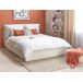 Beliani Cama con almacenaje Terciopelo BAJONNA 184x235 Beliani Cama con almacenaje Terciopelo BAJONNA 184x235 Blanco/ Beige
