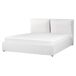 Beliani Cama con almacenaje Terciopelo BAJONNA 184x235 Beliani Cama con almacenaje Terciopelo BAJONNA 184x235 Blanco/ Beige