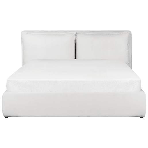 Beliani Cama baú Veludo BAJONNA Beliani Cama baú Veludo BAJONNA