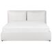 Beliani Cama con almacenaje Terciopelo BAJONNA 184x235 Beliani Cama con almacenaje Terciopelo BAJONNA 184x235 Blanco/ Beige