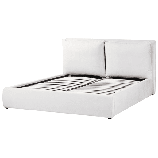 Beliani Cama baú Veludo BAJONNA Beliani Cama baú Veludo BAJONNA