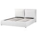 Beliani Cama con almacenaje Terciopelo BAJONNA 184x235 Beliani Cama con almacenaje Terciopelo BAJONNA 184x235 Blanco/ Beige