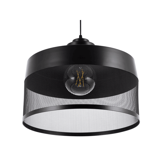 Candeeiro suspenso CARDENER Metal Preto