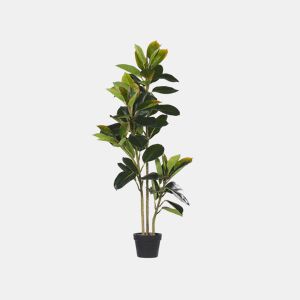 Planta artificial FICUS ELASTICA 134 cm Verde