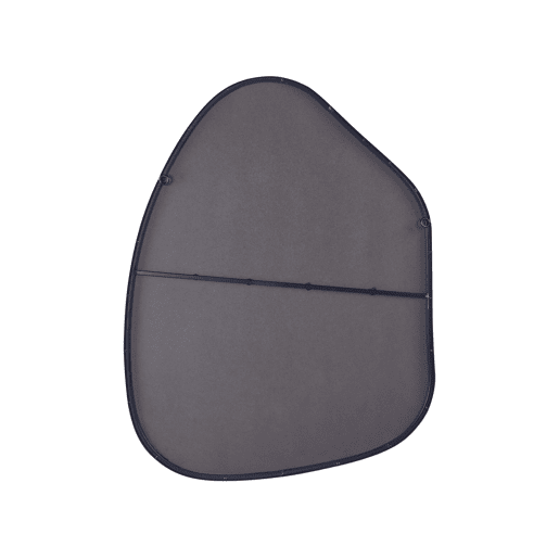 Espelho PUTEAUX 70 cm 92 cm Metal Preto
