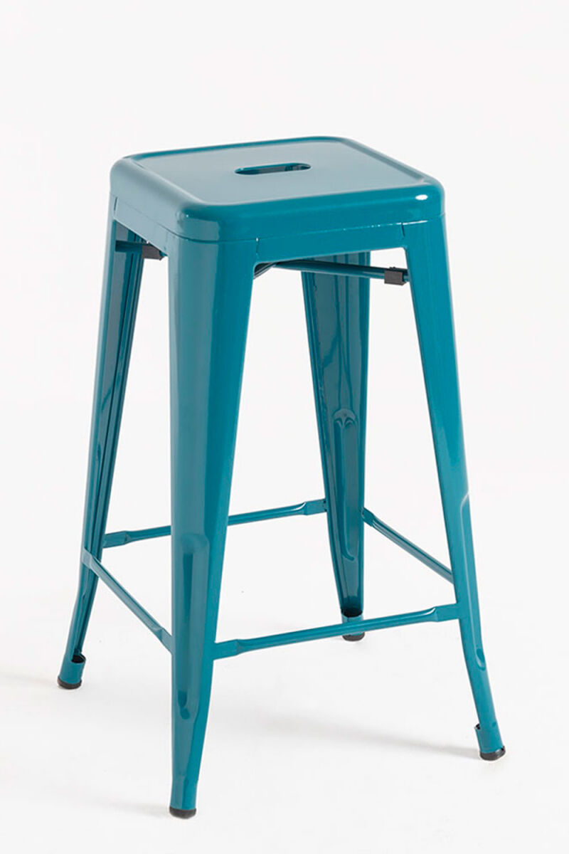 Pack 2 Taburetes Torix Bajos Azul/ Verde