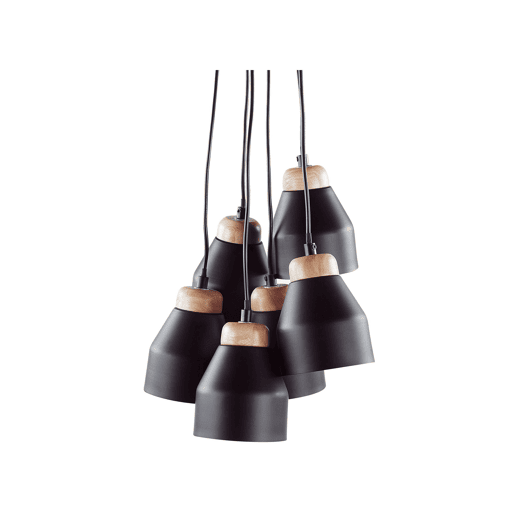 Candeeiro suspenso CESTOS Metal Preto