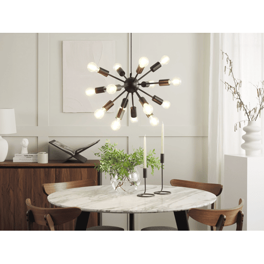 Candeeiro suspenso BALAGAS Metal Preto