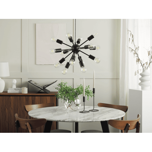 Candeeiro suspenso BALAGAS Metal Preto