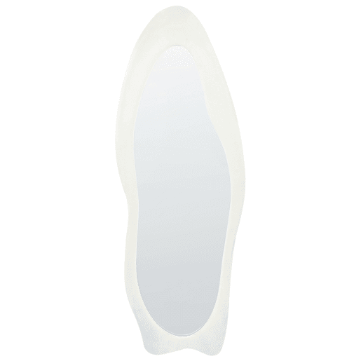Espelho REIGNY 57 cm 160 cm Veludo Branco