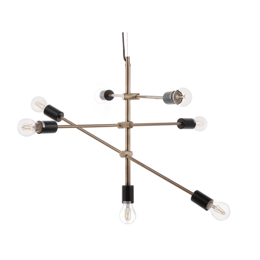 Candeeiro suspenso CREMERA Metal Latão