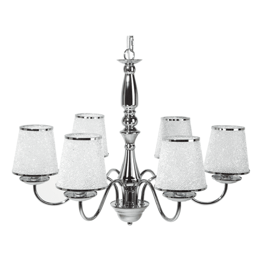 Lustre BRADANO Metal Prateado