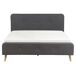 Beliani Cama Poliéster RENNES II Beliani Cama Poliéster RENNES II Gris Oscuro