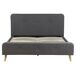 Beliani Cama Poliéster RENNES II Beliani Cama Poliéster RENNES II Gris Oscuro
