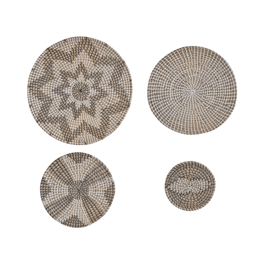 Conjunto de decorações pendentes LAOCAI Alga 45403020 cm Preto
