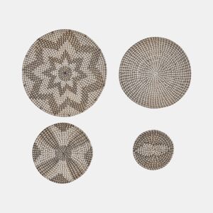 Conjunto de decorações pendentes LAOCAI Alga 45403020 cm Preto