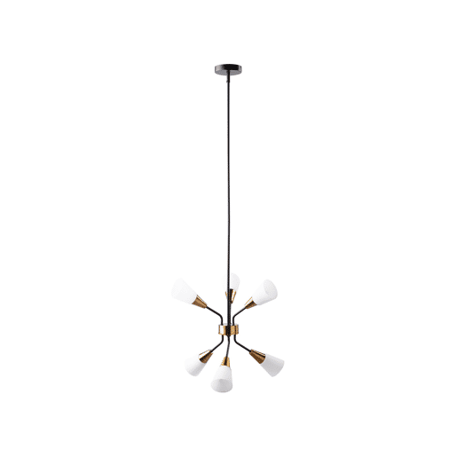 Candeeiro suspenso AROYO Vidro Branco Candeeiro suspenso AROYO Vidro Branco