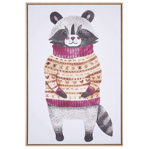 Tela CAMPLI Motivo animal 63 x 99 cm Cinzento