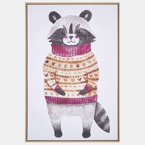 Tela CAMPLI Motivo animal 63 x 99 cm Cinzento