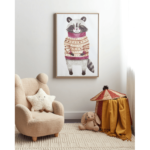 Tela CAMPLI Motivo animal 63 x 99 cm Cinzento