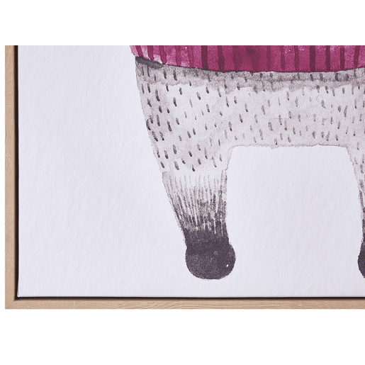Tela CAMPLI Motivo animal 63 x 99 cm Cinzento