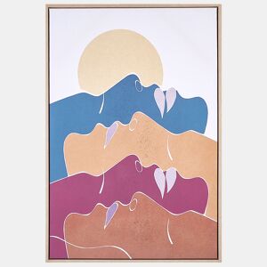 Tela FASANO Motivo feminino 63 x 93 cm Multicolor