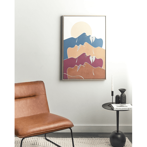 Tela FASANO Motivo feminino 63 x 93 cm Multicolor