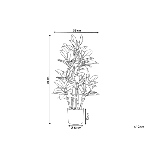Planta artificial MAGNOLIA 70 cm Verde