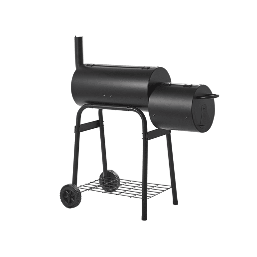 Grelhador a carvão SATAH com defumador Metal Preto