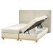 Beliani Cama continental con almacenaje Poliéster DYNASTY 180x217 Beliani Cama continental con almacenaje Poliéster DYNASTY 180x217 Beige