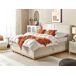Beliani Cama continental con almacenaje Poliéster DYNASTY 180x217 Beliani Cama continental con almacenaje Poliéster DYNASTY 180x217 Beige