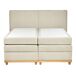 Beliani Cama continental con almacenaje Poliéster DYNASTY 180x217 Beliani Cama continental con almacenaje Poliéster DYNASTY 180x217 Beige