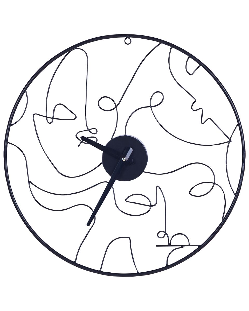 Beliani Reloj de pared MENTON