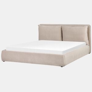 Beliani Cama baú Veludo BAJONNA