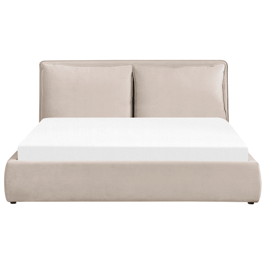 Beliani Cama baú Veludo BAJONNA