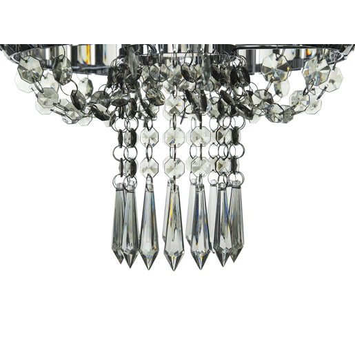 Lustre ADORN Metal Cinzento claro