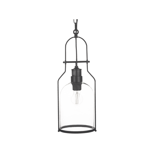 Candeeiro suspenso BASHILO Metal Preto