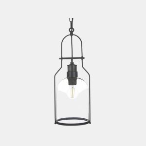 Candeeiro suspenso BASHILO Metal Preto