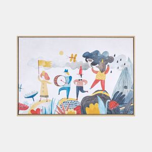 Tela BIBBIENA Motivo infantil 63 x 99 cm Multicolor