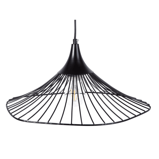Candeeiro suspenso GIONA Metal Preto
