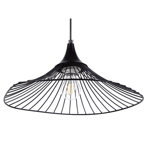 Candeeiro suspenso GIONA Metal Preto