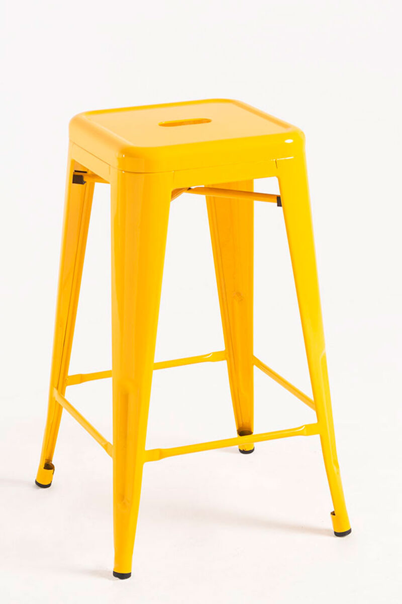 Pack 6 taburetes torix bajos - amarillo