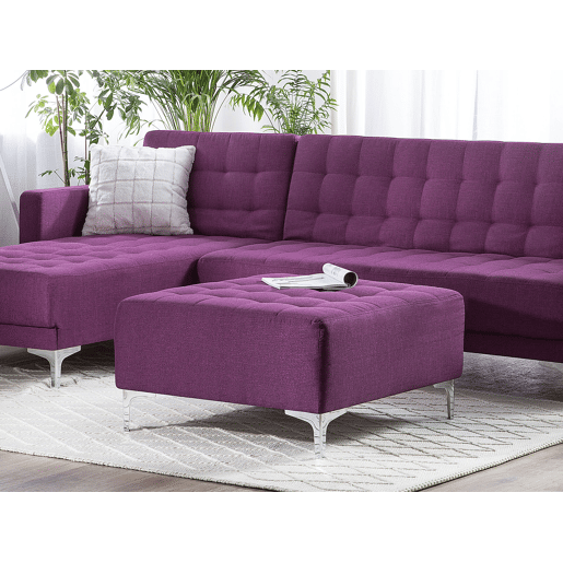 Repousa-pés ABERDEEN Tecido Violeta