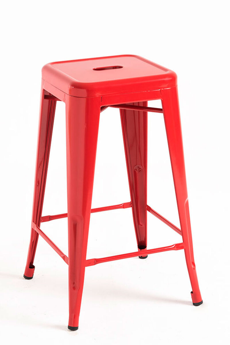 Pack 2 Taburetes Torix Bajos Rojo