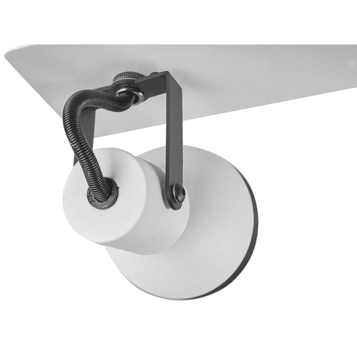 Candeeiro com 3 focos BARO Ajustável Metal Branco